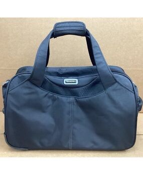 CIAO Rolling wheels Travel Duffel bag retractable Handle zip pockets black